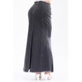 thumbnail image 3 of Maxi falda denim Roman Fashion /Juvenil, 1727 (Negro) negro G, 3 of 4