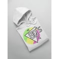 thumbnail image 3 of 90's Triangle Hoodie Women -Image by Shutterstock, Female 3X-Large, 3 of 4