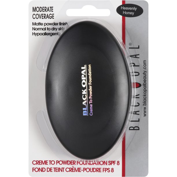 Black Opal Creme to Powder Foundation SPF 8, Heavenly Honey, 0.32 oz