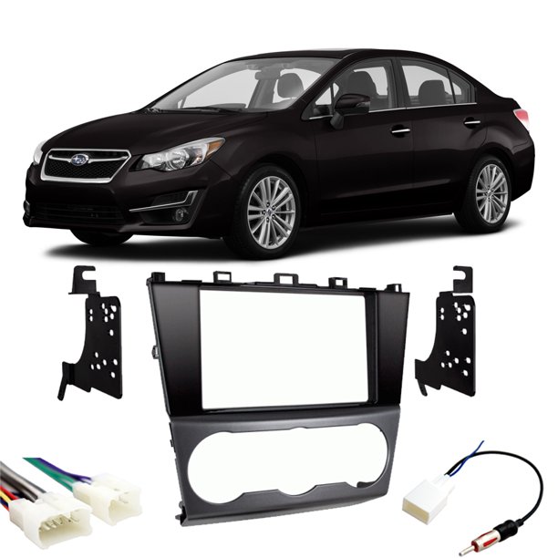 Subaru Impreza 20152016 Double DIN Stereo Harness Radio Install Dash