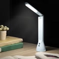 thumbnail image 1 of Clearance under $5 Usloyux 2-in-1 LED Desk Lamp Base with Flashlight for Home Office, Rechargeable, 3 Lighting Modes, Foldable Portable Light Cordless Table Bedside Lamps, 1 of 6