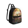 thumbnail image 2 of Eheartsgir Bird and Cherry Blossom Pattern Mini Backpack with Smooth Zipper Zipper Closure Small Backpack for Travel, Polyester Small Backpack for Women for Work, 2 of 8