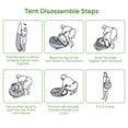 thumbnail image 7 of Pop Up Camping Shower Tent Portable Privacy Changing Room Toilet Tent with Carry Bag for Outdoor Beach Hiking Travel, 7 of 7