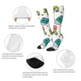 thumbnail image 4 of Bingfone Compression Socks for Women and Men Long Socks for Running Athletic Cycling Nurse-Cactus And Insects, 4 of 8