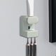 thumbnail image 1 of Dispensador eléctrico de pasta de dientes, accesorios de ño recargables montados en la pared, exprimidor de pasta de dientes para encimera del con luz, 1 of 8