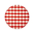 thumbnail image 2 of Christmas Tree Skirt 27.5in Round Plaid Checkered, Soft Durable Tree Mat for Christmas Tree Base Floor Decor Holiday Gift by MPOISVA, 2 of 7