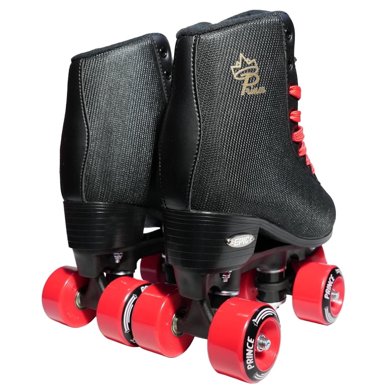 Men\'s Black Quad Roller Skates with Red Accent Wheels Vanilla Renegade 3.0 PRO Roller Derby Skates  main image 2