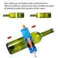 thumbnail image 3 of Cutter Adjustable From 1.26~3.7Inch Glass Bottle Cutter DIY Tools Wine Beer Cutter Wine Beer Champagne Jar Sculpture Glass Tube Cutting Machine, 3 of 7