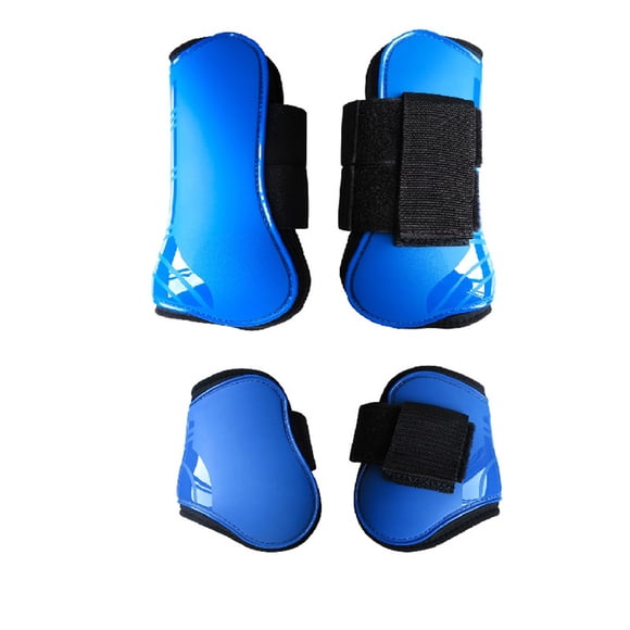 Eigraketly Suministros ecuestres Espinilleras para caballos Equipo de protección ligero con sujetador de nylon Buena elasticidad Legging Cuidado ecuestre y deportes Marrón L