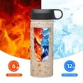 thumbnail image 6 of Sikiie Tortilla Print 18OZ Insulated Straw Cup, Portable Leak-proof Sports Water Bottle, Stainless Steel Water Cup Suitable for Home and Outdoor, 6 of 8