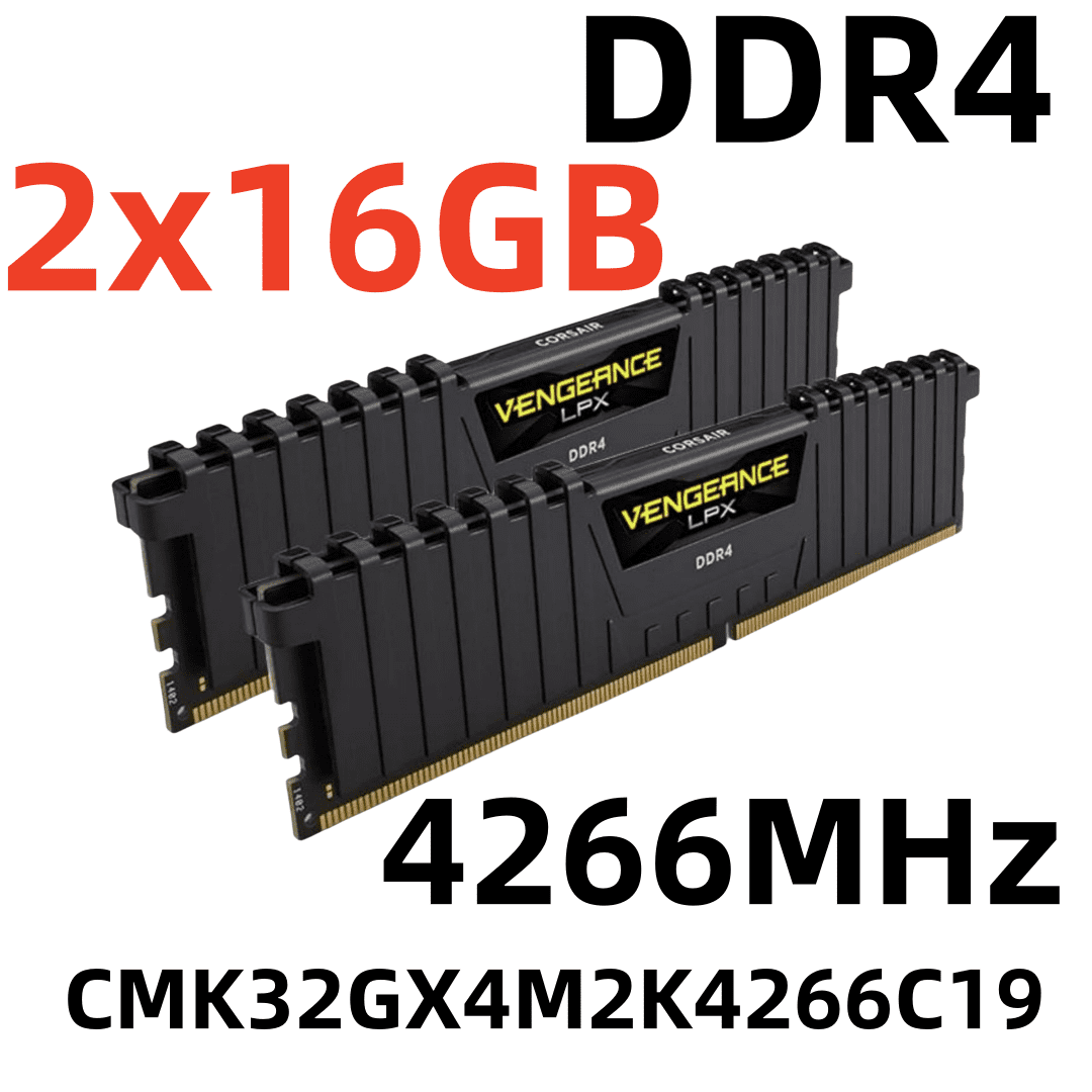 オ*ん様 CORSAIR VENGEANCE LPX DDR4-3200 64G Corsair Vengeance LPX 64GB (2x 32GB) DDR4 3200 PC4-25600 C16 1.35V