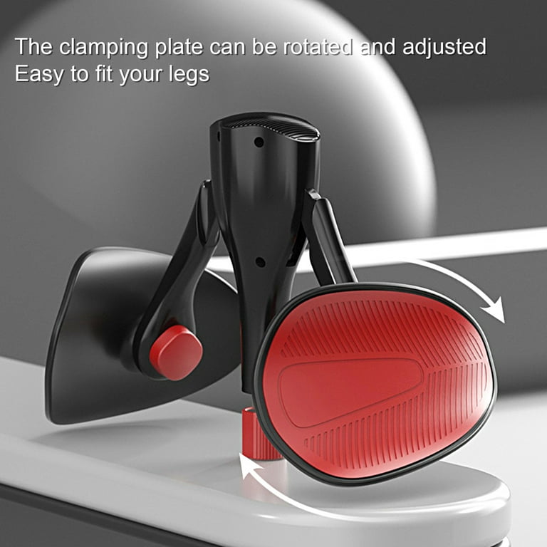 UDIYO Leg Clamp Exerciser Anti skid Reinforced Resistance Spring Adjustable Leg Muscle Workout Leg Inner Thigh Pelvic Hip Trainer Tool for Gym