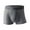Dark Gray, variant on B91xZ Men's Classic Fit Cotton Boxers Bulge Pouch Ultra Soft Short Legs Stretch Underwear Breathable,Black XXXL