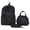 Black, variant on Moontgen 3pcs Women Nylon Bow Backpack Large Capacity Cute Kawaii Backpack Set with Lunch Pack Casual Travel Daypacks for Travel Outings Picnics Recreational Activities (Black 420*300*130)