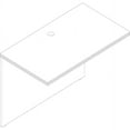 thumbnail image 5 of Lorell, Chateau Series Walnut Laminate Desking, 1 Each, 5 of 8
