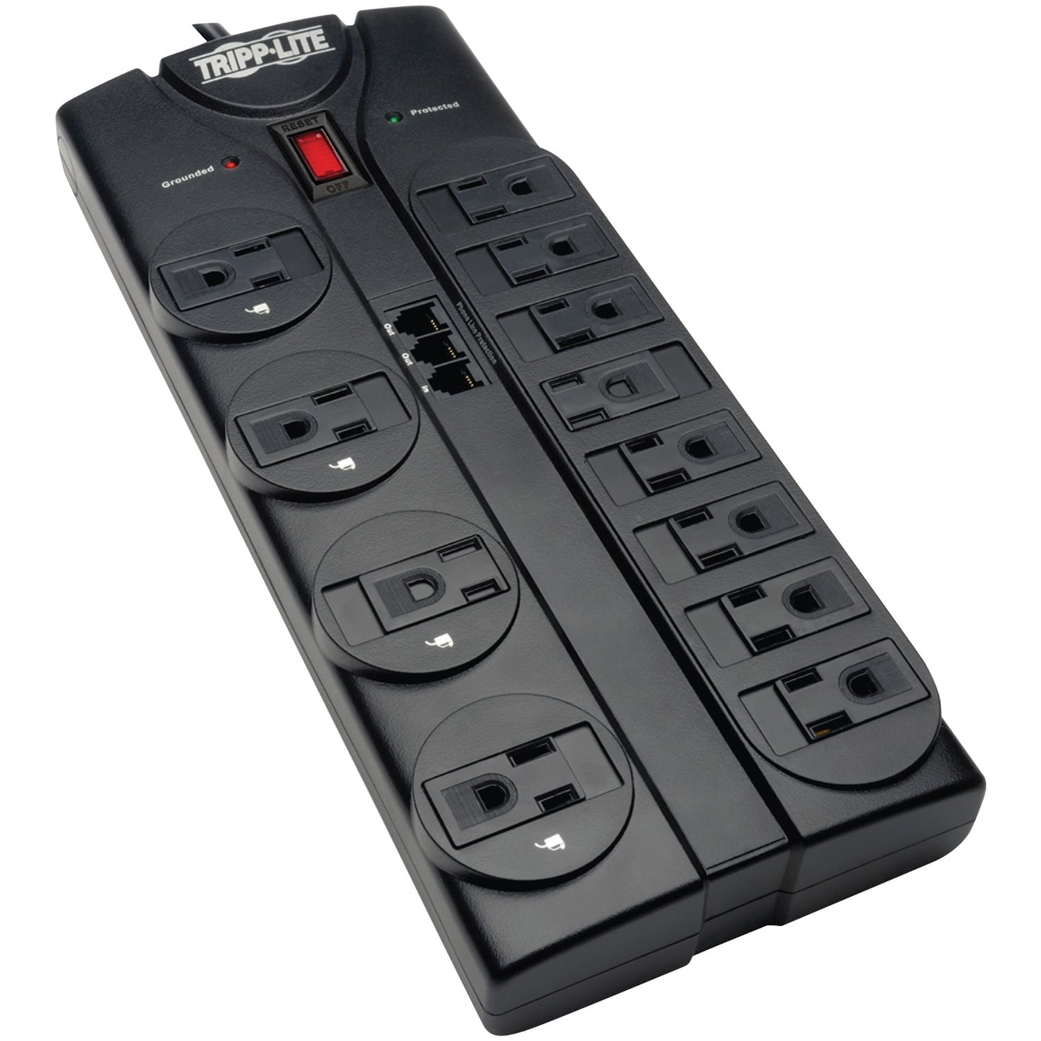 Tripp Lite TLP1208TEL Protect It! 12Outlet Power Strip Surge Protector