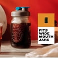 thumbnail image 4 of County Line Kitchen Wide Mouth Mason Jar Flip Cap Lid, Durable, Airtight, Leak-Proof Seal - Variety, 4 of 5