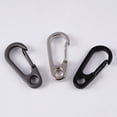 thumbnail image 4 of SagaSave Buckles Climbing Hook for Key Flashlight Portable Strainless Steel Black/Gray, 4 of 5