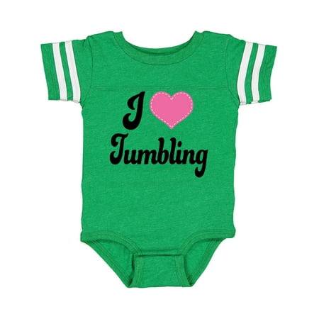 

Inktastic I Love Tumbling Gift Baby Girl Bodysuit
