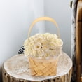 thumbnail image 3 of 6pcs Decorative Wooden Woven Basket Portable Basket Multi-purpose Baskets, 3 of 7