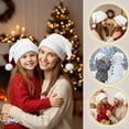 thumbnail image 7 of PMU Christmas Velvet Plush Professional Quality Santa Hat White, Christmas Hats for Adults, Kids, Funny Headwear and Caps Costume, Party Accessories, Supplies for Plays, Photo Shoots (1/Pkg) Pkg/1, 7 of 7