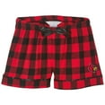 thumbnail image 2 of Women's Boxercraft Red Louisville Cardinals Flannel Shorts, 2 of 3