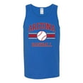 thumbnail image 2 of Wild Bobby City of Arizona Baseball Fantasy Fan Sports Men's Tank Top, Royal, Large, 2 of 6