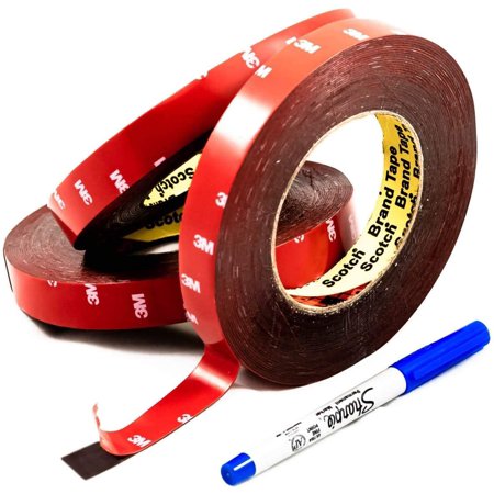 3m Double Sided Tape Acrylic Foam Heavy Duty 36 Foot Roll 3 4 Inch Wide Walmart Canada