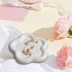 thumbnail image 2 of Bandeja decorativa con forma creativa, bandeja organizadora de encimera blanca, bandeja para joyas flor, 2 of 6