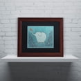 thumbnail image 4 of Trademark Fine Art Children's Art Matted Framed Art ' Garden Elephant ' by Carla Martell, 4 of 5