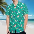 thumbnail image 5 of High Quality Hawaiian Shirts for Men Short Sleeve Aloha Beach Shirt Floral Summer Casual Button Down Shirts Blouses JOYLK6, 5 of 7