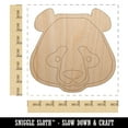 thumbnail image 2 of Panda Face Icon Wood Shape Unfinished Piece Cutout Craft DIY Projects - 6.25 Inch Size - 1/8 Inch Thick, 2 of 7