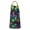 Rainbow Mushroom Neon, variant on Colorful Mushroom Star Black Pattern Apron-Garden Aprons for Women with Pockets-Cotton Linen Waterproof Kitchen Cooking Gardening Aprons Adjustable for Kitchen,Cooking,BBQ and Salon 33x27 Inch