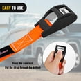 thumbnail image 6 of Nilight 1in x 12ft Heavy Duty Lashing Straps 4PCS Adjustable Cam Buckle Tie-Down Straps 1320LBS for Motorcycle Boat RV Cargo Trucks Trailer Luggage Orange&Black, 6 of 8