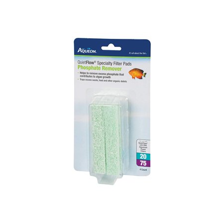 Phosphate Filter Pad - Quiet Flow 20/75 Phosphate Reducing Specialty Filter Pad, Help to remove excess phosphate that contributes to algae growth By Aqueon
