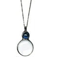 thumbnail image 5 of Magnifying Glass Necklace Mother's Day Gift,Optical Magnifier Lens with Vintage Crystal Bead Pendant for Elders to Enlarge Books Newspapers by, 5 of 13