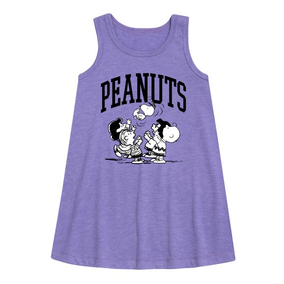 Peanuts - Collegiate Art - Toddler and Youth Girls A-line Dress