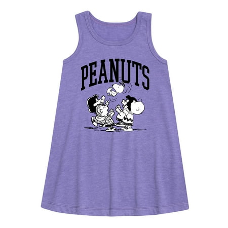 

Peanuts - Collegiate Art - Toddler and Youth Girls A-line Dress