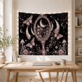 thumbnail image 5 of Vertically Oriented Ornate with Oval Hand Mirror Filigree, Mystical Fantasy for Space Lovers, Galaxy Room Decor, Valentine'S Day Gift, Tapestry Wall Hanging for Bedroom and Dorm, 5 of 7