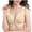 Yellow, variant on Viikei Bras for Women Sports Bras Wirefree Plus Size Adjustable Extra-Elastic Lace Patchwork Shaping Cup Lingerie