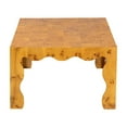 thumbnail image 3 of bali & pari Huxley Modern and Contemporary Natural Real Burl Wood Coffee Table, 3 of 3
