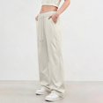 thumbnail image 6 of MEICHEN Summer Essentials Fashion Clothing for Women Women Elastic Waisted Parachute Hiking Pants with Pockets Water Lightweight Pants Casual Pants for Women, 6 of 8