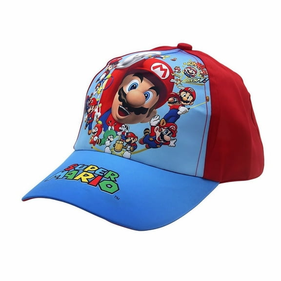 Mario Bros Anime Themed Baseball Cap - Adorable Fun Cartoon Graphics, Comfortable Fit for Anime Fans