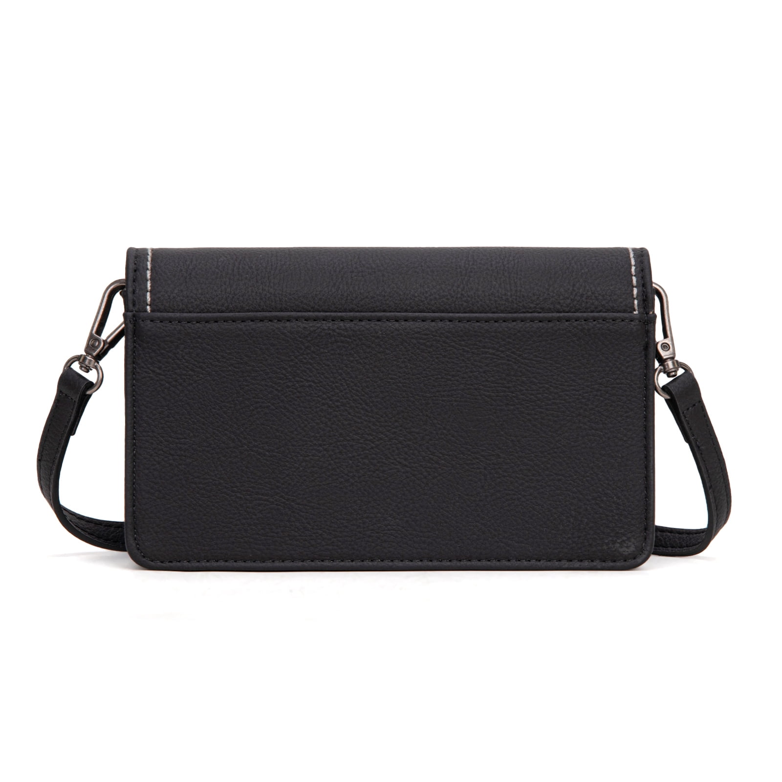 Wrangler Crossbody Bag for Women Small Wallet Purse RFID Blocking Clutch Phone Purse, Black