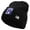 Black, variant on 18th Airborne Corps Embroidered 8 Inch Knitted Short Beanie - Royal OSFM