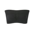 thumbnail image 6 of Women's Padded Bandeau Bra Strapless Basic Layer Tube Top Plus Size 1-3 Packs, 6 of 6