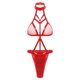 thumbnail image 2 of Lencería sexy de una pieza para mujer Ahueca hacia fuera la tentación Babydoll Ropa interior Ropa de dormir Malla de cuero de imitación Cremallera Ropa interior Fridja  nalpqowj38869, 2 of 5