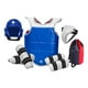 thumbnail image 4 of Conjunto de equipo de entrenamiento de karate de 6 piezas (material EVA y PU): incluye protector de cabeza y pecho. S, 4 of 9