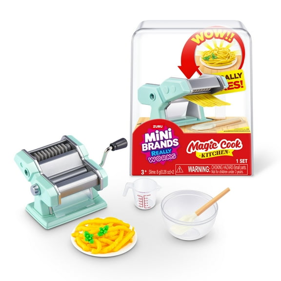 Mini Brands Really Works Magic Cook Kitchen Series 1 Pasta Maker, Miniature Appliance Toy, for Kids, Teens & Adults Ages 3  by ZURU