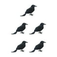 thumbnail image 1 of Youkk Unique Simulation Crow Animal Model For Halloween Decoration Or Horror Themed Events With High Straight crow 5Set, 1 of 6